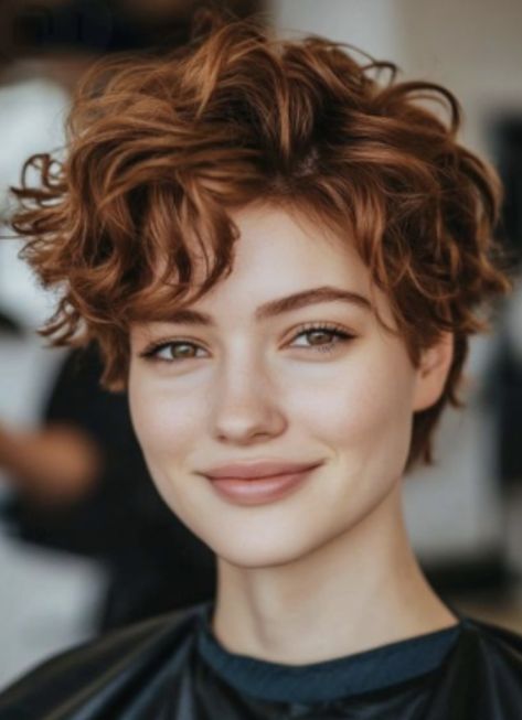 Curly Pixie Haircut Round Face, Short Hair Styles For Curly Hair Women, Curly Short Hair Women, Pixie Hairstyles Curly Hair, Short Wavy Pixie Haircut, Pixie Curly Haircut, Short Curly Hair Pixie, Short Wavy Bob Hairstyles, Pixie Curly Hair