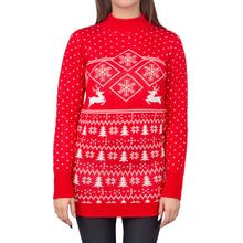 Red Reindeer Womens Ugly Christmas Sweater Dress Womens Ugly Christmas Sweater, Glamour Christmas, Ugly Christmas Sweater Dress, Ugly Christmas Jumpers, Bud Light Beer, Ugly Sweater Contest, Christmas Sweater Dress, Santa Sweater, Ugly Christmas Sweater Women