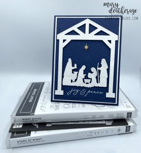 Nativity Christmas Cards, Classic Christmas Cards, Peace Christmas, Nativity Christmas, Oh Holy Night, Homemade Christmas Cards, Stampin Up Christmas Cards, O Holy Night, Stampin Up Christmas