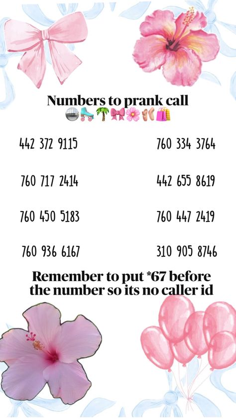 Please tell me if they pick up and what they say I would love to know!!!!!!!’ What To Say In Prank Calls, Pranks Call Ideas, Prank Call Ideas Script, Scary Numbers To Call That Actually Work, Prank Call Numbers That Work, Prank Call Ideas Numbers, Places To Prank Call, Scary Numbers To Call, Prank Call Scripts