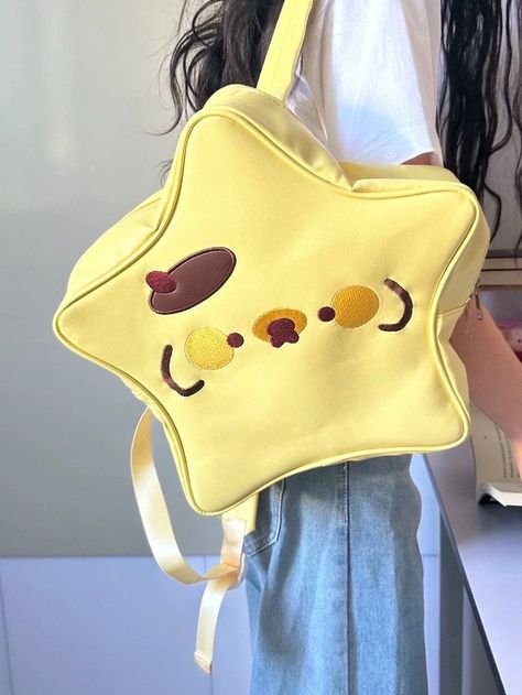 Cute Bookbags, Star Backpack, Sanrio Backpack, Kawaii Bag, Design Backpack, Kawaii Backpack, Cute Backpack, White Backpack, Backpack Gift