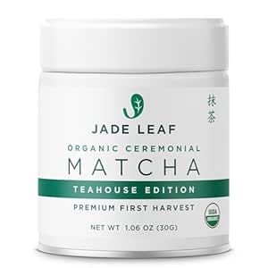 Jade Leaf Matcha Organic Ceremonial Grade Matcha Green Tea Powder - Authentic Japanese Origin - Teahouse Edition Premium First Harvest (1.06 Ounce) Jade Leaf Matcha, Ceremonial Matcha, Ceremonial Grade Matcha, Matcha Green Tea Powder, Green Tea Powder, Tea Powder, Matcha Green, Matcha Green Tea, Fashion Toys