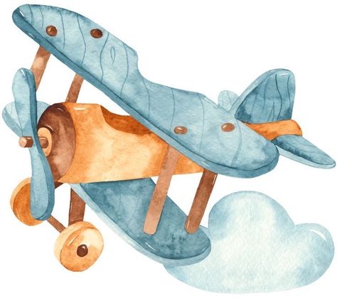 Scrapbook Bebe, Baby Animal Nursery Art, Teddy Bear Cartoon, Flying In The Sky, Idee Cricut, Diy Watercolor Painting, Baby Clip Art, The Wing, Diy Watercolor