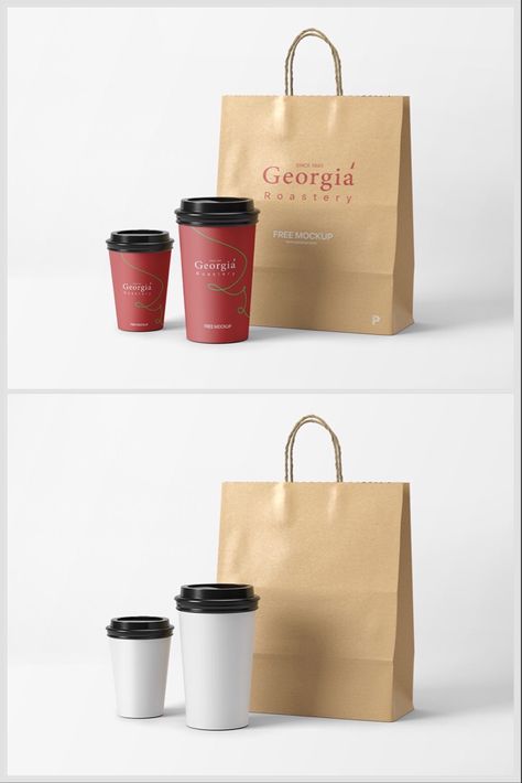 In a world without coffee what it will be like. Coffee is now a part of everyone’s life from morning to evening a cup of coffee makes us active and keeps us warm in winter. We have an exotic branding mockup for a coffeehouse or cafe opening, which is a Free Coffee Cups and Kraft Bag mockup. #free #mockup #coffeehousebranding #paperbagmockup #coffeecupmockup #kraftpaperbag #brandingmockup #packagingmockup #cafebranding #coffeeshop #print #design #psdtemplate Package Mockup, Free Packaging Mockup, Design Mockup Free, Cosmetics Mockup, Card Making Templates, Cafe Branding, Paper Coffee Cup, Kraft Bag, Iphone Mockup