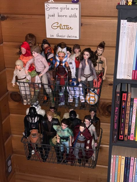 How to Display a Doll Collection – Michigan Mama How To Display Dolls, Doll Shelf Display, Doll Display Ideas, Doll Collection Display Shelves, Doll Collection Display, Porcelain Doll Collection Display, Doll Display Rainbow High, Mals Spell Book, Never Had A Chance