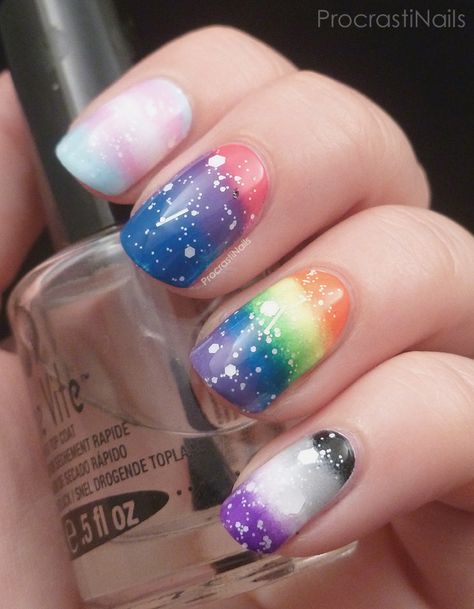 Gay Nail Art, Asexual Nails, Lgbt Nail Art, Nail Art Pride, Pride Nails Short, Lgbt Nails, Bisexual Nails, Gay Nails, Pride Nail Art