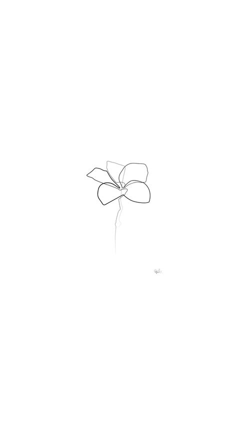 Water Lily And Cosmos Tattoo, One Line Water Lily, Tiny Magnolia Tattoo, Jasmine Flower Tattoo Minimalist, Continuous Line Tattoo Flower, Anemones Tattoo, Frangipani Tattoo Fine Line, Jasmin Tattoo Flower, Belize Tattoo Ideas