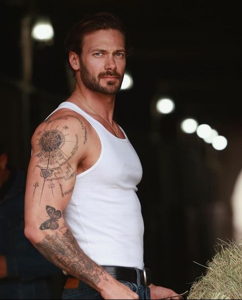 Attractive Tattoos Men, Quentin Emery, Canadian Men, Seal Team, Handsome Older Men, Journal Aesthetic, Sharp Dressed Man, Wild Horses, Male Body