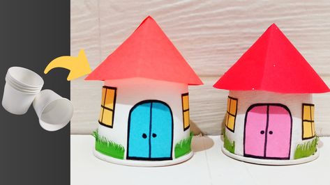 #PaperCupCraft #Howtomake #paperhut #TeaGlassCraft #paperhouse #easycraft #papercraft #diy #crafts #art #artncraftroom Paper Glass Craft, Glass Crafts Diy, Paper Cup Crafts, House Craft, Diwali Diya, Glass Craft, Cup Crafts, Cup Art, Make Paper