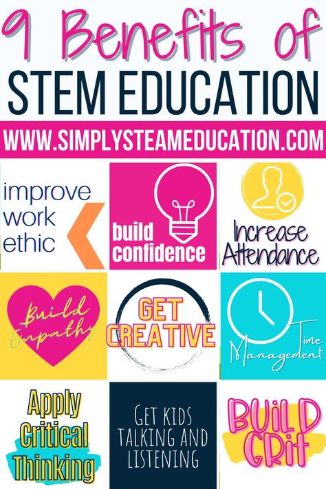 STEM challenges for elementary students in classroom and at home benefit problem solving skills, but did you know there are other reasons why STEM is beneficial? Discover the 9 benefits to STEM challenges for elementary on the Simply STEAM website. Stem Challenges Elementary, Stem Posters, Elementary Science Activities, Third Grade Activities, Stem School, 2nd Grade Activities, Stem Classes, Stem Elementary, Stem Classroom