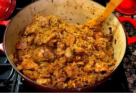 Cajun Ninja Jambalaya Recipe Cajun Ninja Jambalaya Recipe, Pork Jambalaya Recipe, Pastalaya Recipe, Chicken Jambalaya Recipe, Cajun Ninja, Chicken And Sausage Jambalaya, Cajun Jambalaya, Sausage Jambalaya, Cajun Dishes