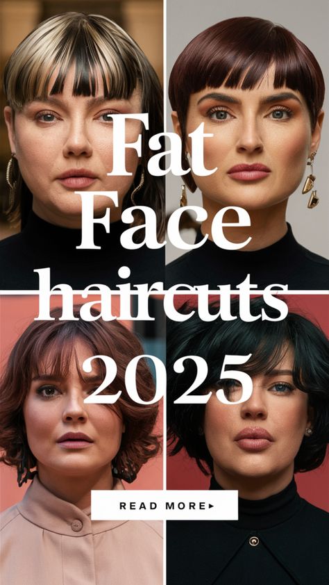 28 Stylish Fat Face Haircuts for 2025: Short, Long & Curly Ideas Short Hair For Curly Hair Round Face, Hairstyle For Round Face Short Hair, Big Round Face Hairstyles, Round Face Actress, Plus Size Face Hairstyles, Hairstyles For Heavy Face, Round Face Small Forehead Haircuts, Short Haircuts For Square Face Shape, Haircut For Double Chin Round Faces