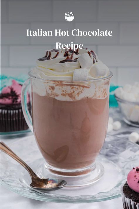 Warm your soul with our Italian Hot Chocolate Recipe! 🇮🇹🌬️ A decadent blend of rich cocoa that's pure indulgence in a cup. Cozy up and savor the flavors of Italy! 🏔️🍂 Italian Hot Cocoa Recipe, Italian Hot Cocoa, Italian Hot Chocolate Recipe, Italian Hot Chocolate, Going To Italy, Fancy Kitchens, Hot Chocolate Recipe, Chocolate Recipe, Hot Chocolate Recipes