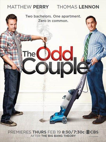 The Odd Couple (2015) tv serie Thomas Lennon, The Odd Couple, Couples Poster, Odd Couples, Matthew Perry, Movie Room, Tv Guide, Me Tv, Best Tv Shows