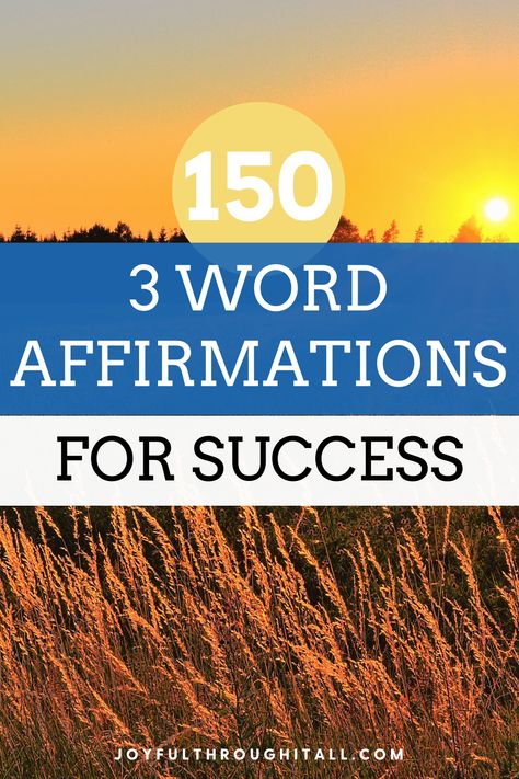 three word affirmations One Word Affirmations, Short Affirmations Positive, Creativity Affirmations, Growth Mindset Quotes Inspiration, Short Positive Affirmations, Mindset Quotes Inspiration, Self Growth Quotes, Uplifting Phrases, Three Letter Words