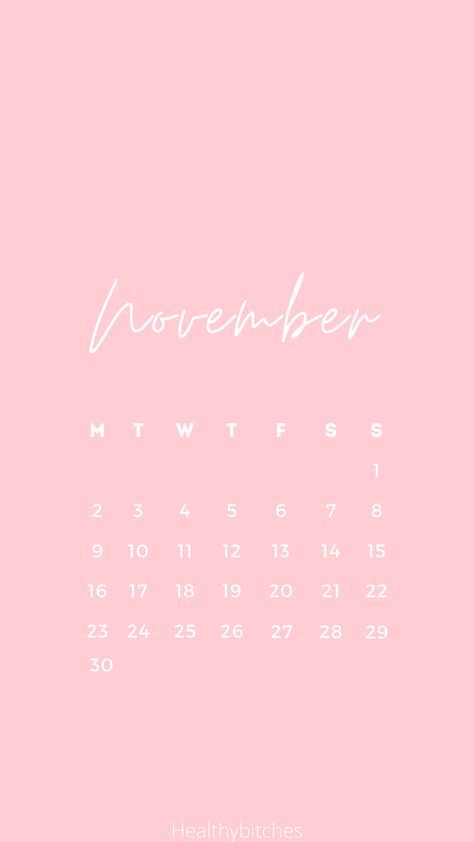 Pink November Calendar 2024, Pink November Wallpaper, November Things, Pink November, Seasonal Wallpaper, Pink Calendar, Pink Wallpaper Ipad, Ig Quotes, November Wallpaper