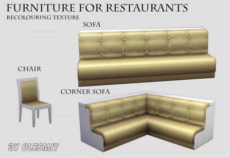 Sims 4 Restaurant Furniture Cc, Sims 4 Cc Bench Seat, Sims 4 Booth Seating Cc, Sims 4 Diner Cc, Dinner Booth, Restaurant Sims 4, Booth Dining Table, Sims 4 Restaurant, Sims 4 Cc Decor