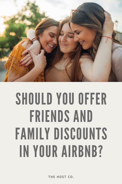 Should you offer friends and family discounts at your Airbnb? Here are the policies we recommend you enact with your loved ones. Airbnb Host, Coastal Farmhouse, Farmhouse Design, Vacation Rental, First Love, Reading