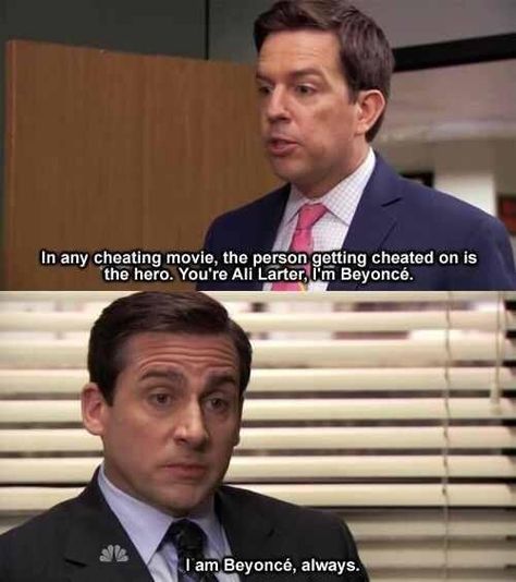 When Andy compared Michael to Ali Larter. | 26 "The Office" Quotes Guaranteed To Make You Laugh Every Time The Office Quotes, Office Quote, Jim Halpert, Office Memes, Office Quotes, Ali Larter, Flirting Quotes For Her, Flirting Quotes Funny, Flirting Tips For Girls