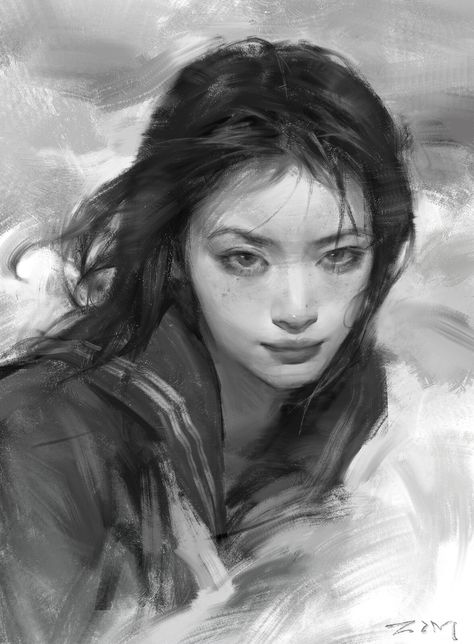 Face Drawing Reference, Digital Painting Tutorials, Realism Art, Digital Art Anime, 인물 사진, Sketchbook Art Inspiration, Art Drawings Simple, Painting Style, Face Drawing