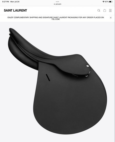 The new exclusive RIVE DROITE jumping saddle made by Butet and YSL Jumping Saddle, St Laurent, Saddle, Equestrian