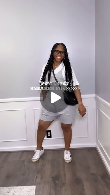 Dr. Court ✨ on Instagram: "Casual fits with sneakers are always a vibe. 

I was trying to determine what I was gonna wear today. 

I ended up going with the brown romper and white fitted top but all of these fits are cute. 

They’re perfect for mom’s on the go or for quick simple fits that doesn’t require much effort.

This video is for @gourmet_food_baddie specifically ❤️ I’ll do more! 

#getdressedwithme #outfitcasualchic #momoutfit #errandsoutfit #quickfit #chilloutfits" Fits With Sneakers, Food Baddie, Brown Romper, Errands Outfit, Simple Fits, Chill Outfits, Fitted Top, Casual Chic Outfit, Mom Outfits