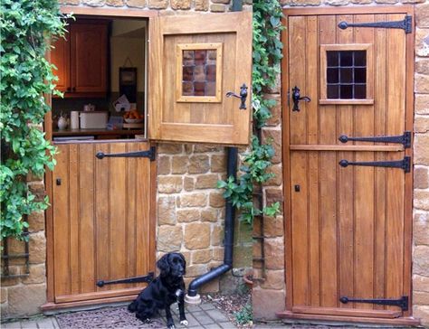 My dream front door. Stable Conversion, Split Door, White Interior Doors, Stable Doors, Wooden Doors Interior, Stable Door, Wooden Front Doors, Hacienda Style, Dutch Door