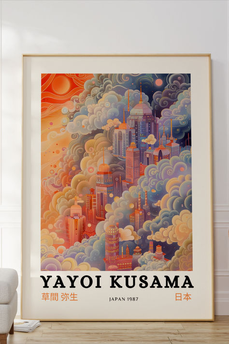 Yayoi kusama, yayoi kusama poster, museum poster, Japandi art, Japandi wall art, japanese print, yayoi kusama print, japanese wall art, Sage green wall art, Danish pastel, Wabi sabi wall art, maximalist wall art, wall collage kit Yayoi Kusama Art, Yayoi Kusama Poster, Japandi Art, Japandi Wall Art, Wabi Sabi Wall Art, Maximalist Wall Art, Danish Pastel, Museum Poster, Japanese Wall Art