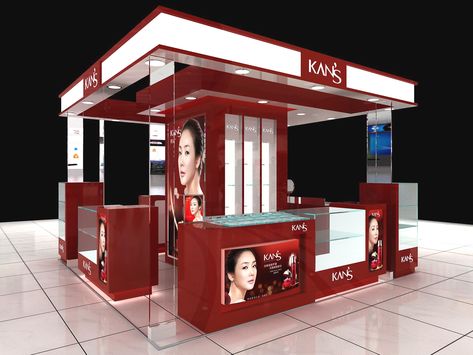 KAN'S cosmetic store display #retailstore #retailproject #mallkiosk #shoppingmall #kiosk #retaildesign Store Counter Design, Mall Kiosk, Store Counter, Counter Design, Photo Shop, Shop Front Design, Store Fixtures, Shop Front, Booth Design