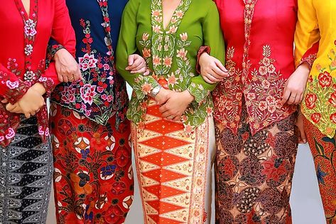 Indonesian Clothing, Baba Nyonya, Costumes Around The World, Batik Kebaya, Traditional Attires, National Clothes, Kebaya Dress, Malay Wedding, Paper Dress