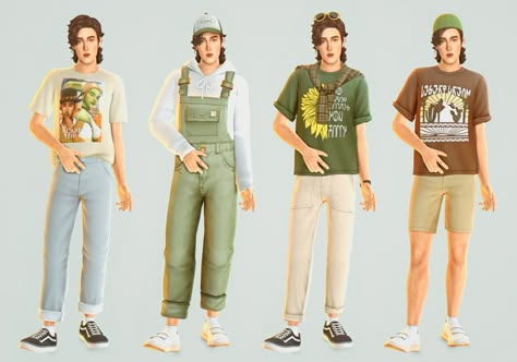 ~ YAN OUTFITS ~                                  when you don't want to bother... 1.... Sims 4 Mm Cc Mens Clothes, Sims 4 Cc Maxis Match Socks, Sims 4 Cc Accesory Jacket, Sims 4 Maxis Cc Male, Sims 4 Male Outfits Maxis Match, Maxis Match Mens Cc, Ts4 Mm Male Clothes, Sims 4 Cc Mm Male Clothes, Sims 4 Men Clothing T Shirts