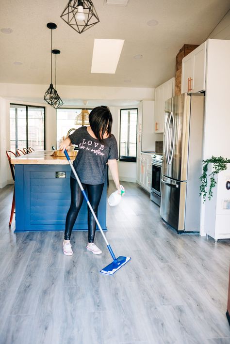 cleaning luxury vinyl plank floors, LVT, LVP, luxury vinyl tile, spring cleaning, keeping floors clean. Clean Lvt Flooring, How To Clean Lvt Flooring, How To Clean Vynal Plank Flooring, Best Mop For Lvp Floors, Best Cleaner For Vinyl Plank Flooring, Best Mop For Vinyl Plank Floors, Lvp Floor Cleaner Diy, Cleaning Luxury Vinyl Plank Flooring, Best Way To Clean Lvp Flooring