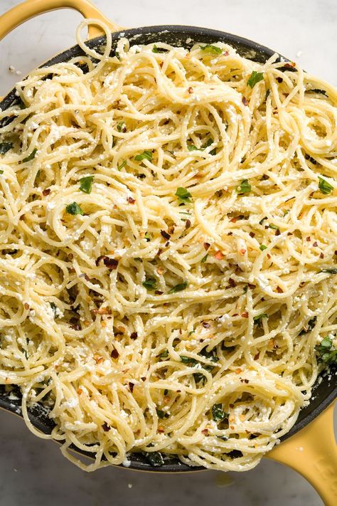 creamy-ricotta-spaghetti Spaghetti With Ricotta Cheese, Ramadan Facts, Spaghetti With Ricotta, Ramadan Meaning, Recipe With Ricotta Cheese, Ricotta Spaghetti, Recipe With Ricotta, Ricotta Cheese Recipe, Pasta And Sauce