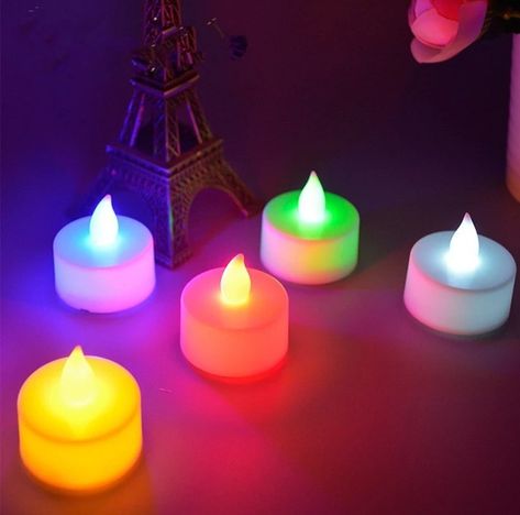 Candle Lite, Battery Operated Tea Lights, Tealight Candles, Battery Operated Candles, Led Candle, Candle Gift Set, Flameless Candles, Colorful Candles, Led Candles