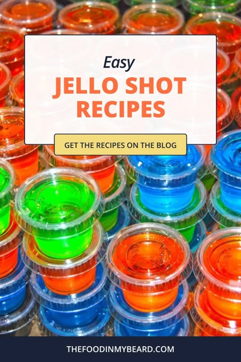 Make your next party a hit with our easy Jello Shot recipes. Perfect for any celebration, these shots are fun and easy to make! Jello Shots Rum Recipes, Jell-o Shots With Tequila, Jell-o Shot Ideas, Themed Happy Hour Ideas, Jell-o Shot Charcuterie Board, Jell O Shot Recipes Alcohol, Gin Jello Shots, Jelloshots Recipes, Summer Jello Shot Recipes