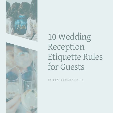 Aside from arriving at the venue early, what other rules should you follow when attending wedding receptions? Find out at the 🔗 in our bio! Wedding Rules For Guests, Etiquette Rules, Black Tie Optional, Bride And Breakfast, Wedding Etiquette, Wedding Receptions, Wedding Guide, Wedding Tips, Wedding Ceremony