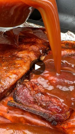 Bbq Meals, Ribs Bbq, Bbq Recipes Ribs, Homemade Bbq Sauce, Beef Brisket Recipes, Rib Recipe, Asian Chicken Recipes, Smoker Cooking, Brisket Recipes