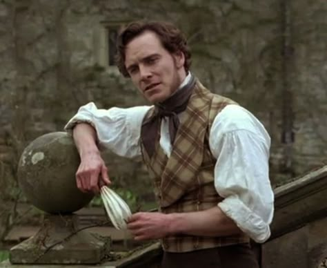 "We need more men in waistcoats." Yes. Men In Waistcoats, Jane Eyre Movie, Edward Rochester, Jane Eyre 2011, Werewolf Stories, Bronte Sisters, Mia Wasikowska, Jane Eyre, World Of Books