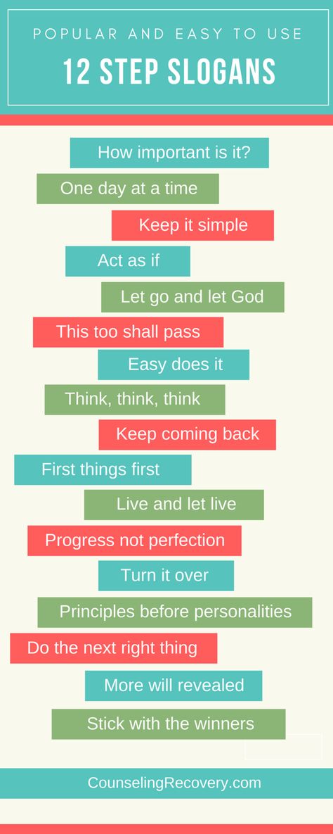 How to Use the 12 Step Slogans Alanon Slogans, Recovery Crafts, Aa Slogans, 12 Step Slogans, Aa Steps, Quitting Drinking Alcohol, Aa Meetings, Quitting Drinking, Aa Recovery