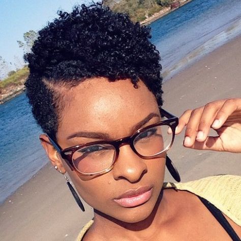 women's short black hairstyle with curly top Black Pixie Cut, Black Pixie, Short Natural Haircuts, Black Hairstyle, American Products, Natural Curly Hair Cuts, Natural Hair Short Cuts, American Hairstyles, Pelo Afro