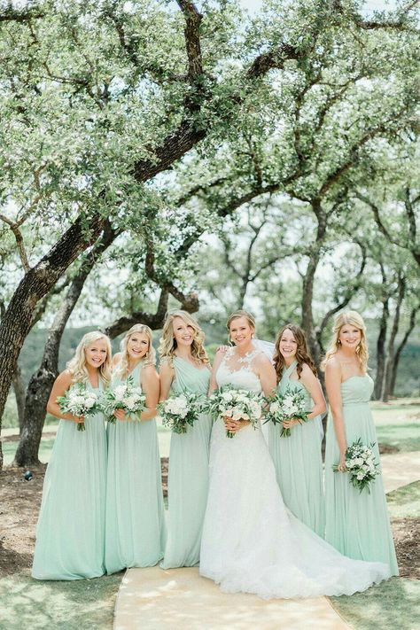 Seafoam Green Bridesmaid Dress, Colorful Wedding Floral Arrangements, Sea Foam Green Wedding, Beige Groomsmen Suits, Sage Green Summer Wedding, Beige Groomsmen, Green Wedding Themes, Seafoam Green Bridesmaid Dresses, Green Flower Girl Dress