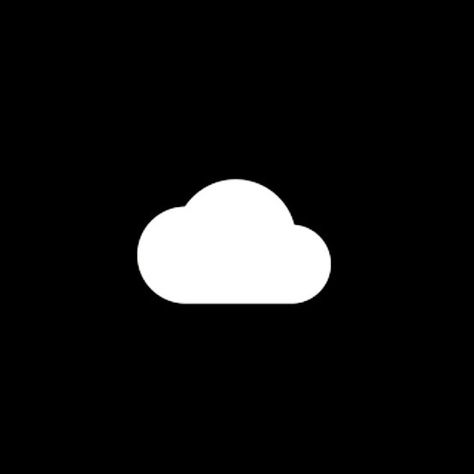 Notion Icons Black, Widget Icon Black And White, Black And White Icons For Apps, One Drive App Icon, Onedrive Icon, Cloud App Icon, Black And White App Icons, Samsung Aesthetic, Ipad Icons