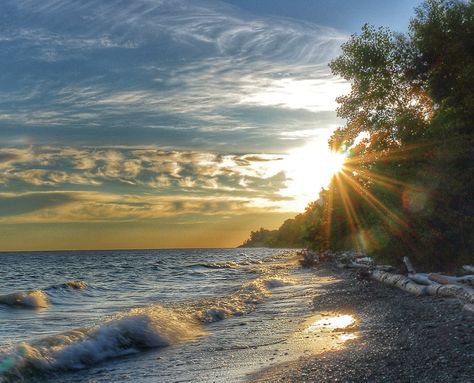 Scenic overlooks and a natural beach along Lake Erie Rye Beach, Soil And Water Conservation, Observation Tower, Park Trails, Lake County, Scenic Byway, Lake Erie, Incredible Places, Summer Pictures