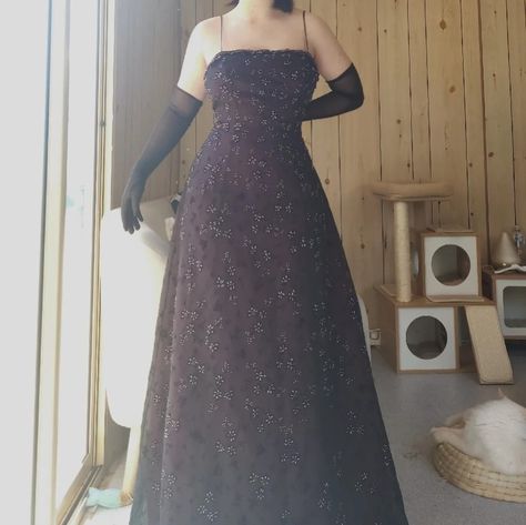 90s Prom Dress Grunge Plus Size, 90s Prom Dresses Plus Size, 90s Purple Prom Dress, 90s Gothic Prom Dress, Chubby Prom Dresses, Purple Gothic Prom Dress, 90s Long Dress, 1990s Prom Dress, 90s Prom Dress Grunge