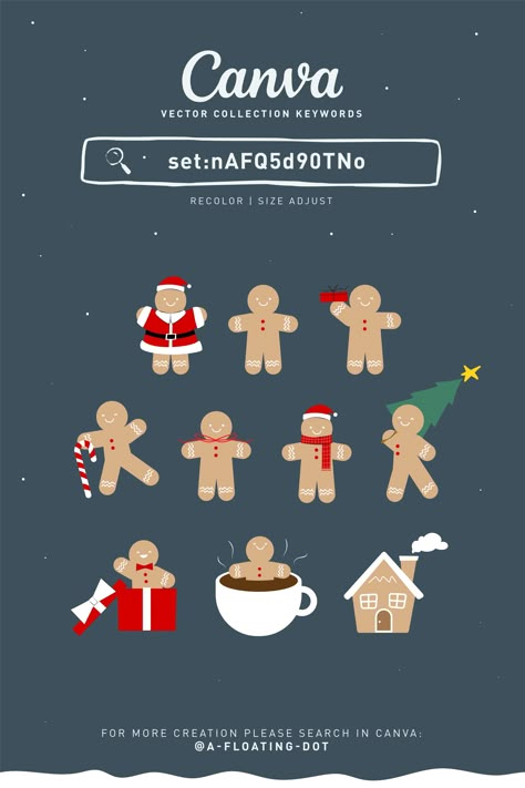 Discover and Save Your Favorite Pins on Pinterest: A Guide to Curating Your Inspiration #Canva_Elements_Keyword_Christmas #Canva_Christmas_Element #Christmas_Gift_Illustration #Christmas_Instagram_Post Gingerbread Man Illustration Christmas, Canva Holiday Elements, Canva Elements Keyword Christmas, Canva Christmas Element, Canva Keywords Elements, Christmas Instagram Post, Canva Free Elements, Canva Christmas, Canva Keywords