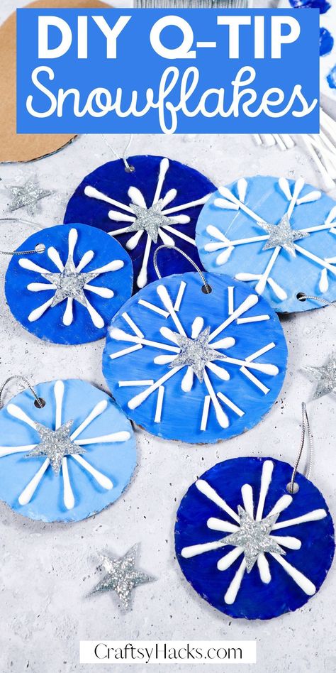 Looking for creative things to do with your child? These snowflakes are fun and simple crafts to make, perfect for adding a splash of winter wonder to any room. Great activities for kids and crafts to make that are wonderful keepsakes or decorations. Snowflake Craft Preschool, Winter Crafts For Teens, January Craft Ideas For Kids, Snowflake Crafts For Kids, Snowflakes For Kids, Snowflakes Craft, Snowflake Crafts, Ornaments Diy Kids, 4h Projects