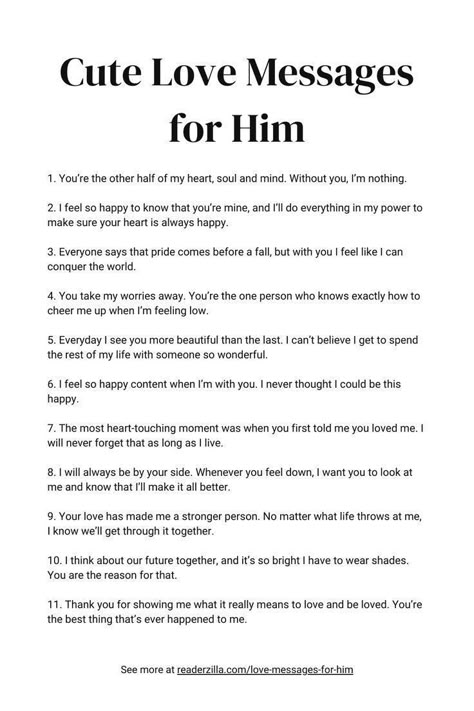 cute love messages for him/ Gifts To Show You Love Him, Cute Love Messages For Him, Notes For Boyfriend, Cute Love Messages, Love Notes For Him, Cute Messages For Him, Message For Him, Letter For Him, Love Messages For Him