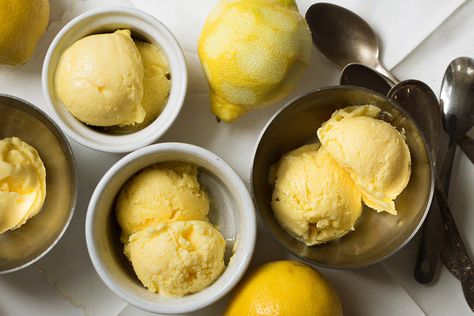 Lemon Gelato Recipe - NYT Cooking Italian Gelato Recipe, Lemon Gelato, Marshmallow Desserts, Italian Gelato, Gelato Recipe, Gelato Ice Cream, Lemon Ice Cream, Lemon Ice, Nyt Cooking