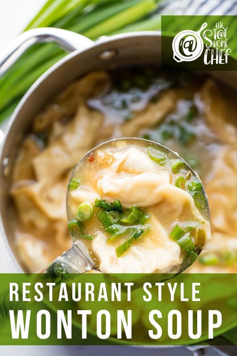 Wo Ton Soup, Chicken Cilantro Wonton Soup, Wor Won Ton Soup Recipe, Wonton Soup Bokchoy, Wor Wonton Soup Recipe Authentic, Crockpot Wonton Soup Slow Cooker, Home Made Wontons, Won Ton Soup Recipe Easy, Mini Wonton Soup