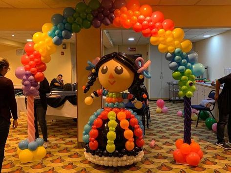 Mexican Doll, Fiesta Theme Party, Mexican Party Theme, Fiesta Theme, Balloon Sculptures, You're Invited, Mexican Party, 80th Birthday, Balloon Arch